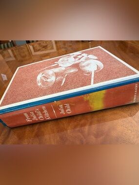 Vintage Cookbook Julia Child- Cream Interior with Black Text 1970